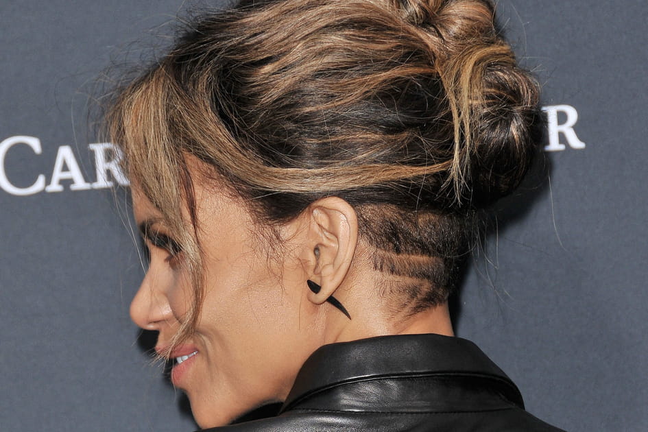 Le chignon undercut de Halle Berry
