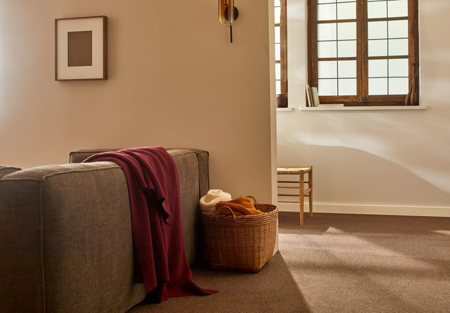 Plaid en laine m&eacute;rinos de Bonsoirs