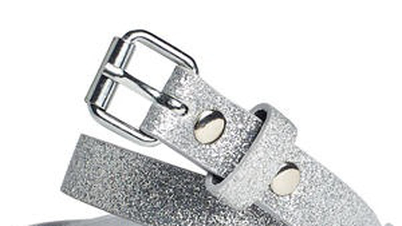Ceinture paillettes argentées de Gémo