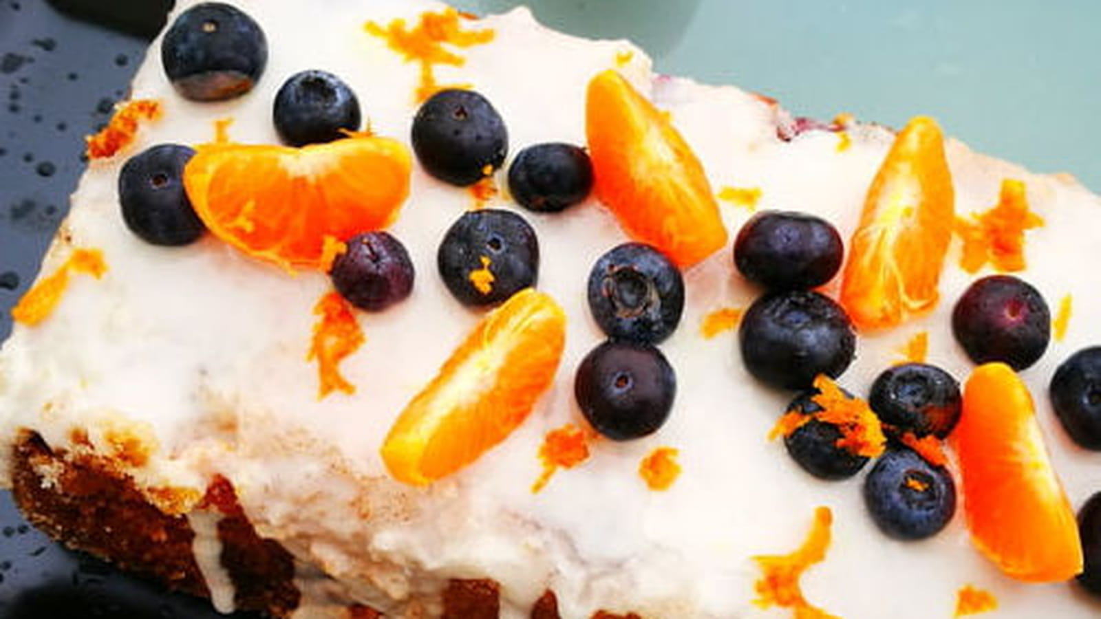 Cake mandarine myrtilles