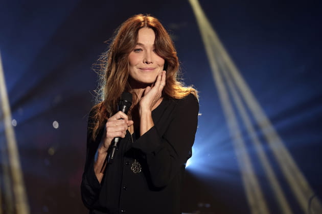Carla Bruni sur sc&egrave;ne