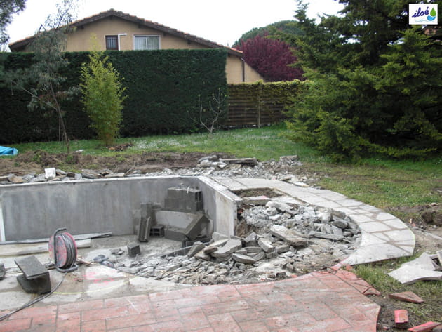 Travaux de démolition