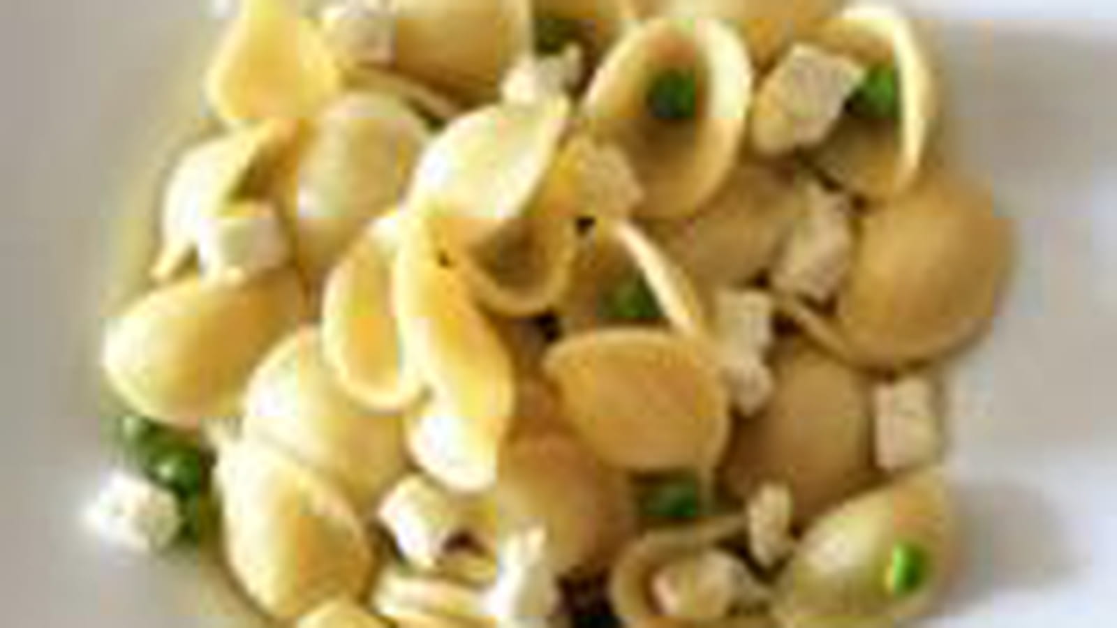 Orecchiettes petits pois chèvre