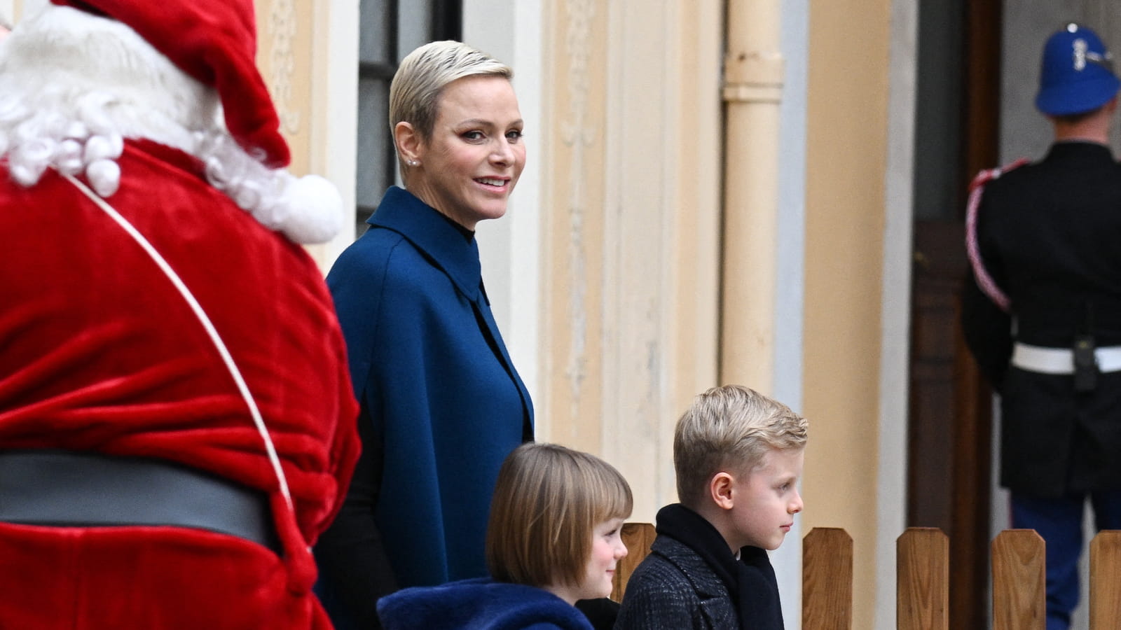 Charlene de Monaco et ses enfants, Noël au palais