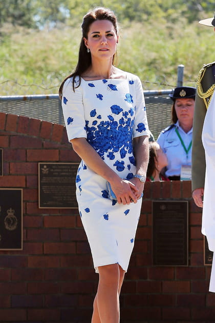Kate Middleton en robe LK Bennett en 2014