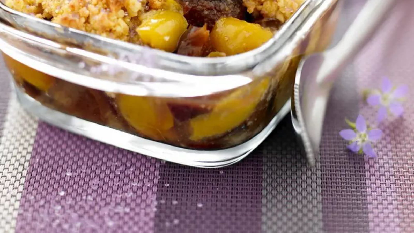 Crumble de Palets Bretons aux prunes