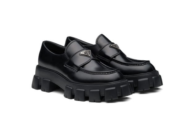 Mocassins "Monolith" de Prada