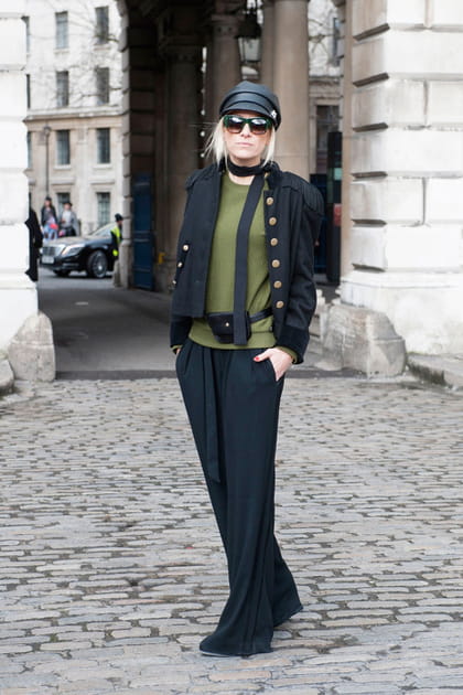 Street style &agrave; Londres : inspiration militaire