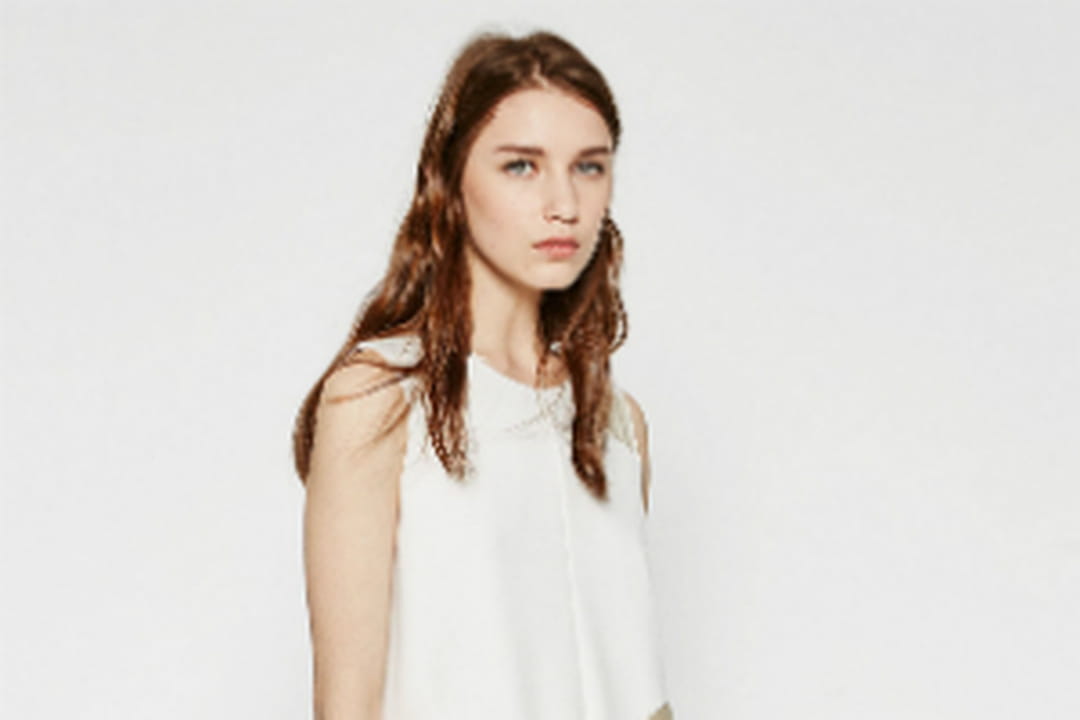 Robe Cocktail Noire En Mousseline De Soie Zara - Taille S - Occasion En Très Bon état