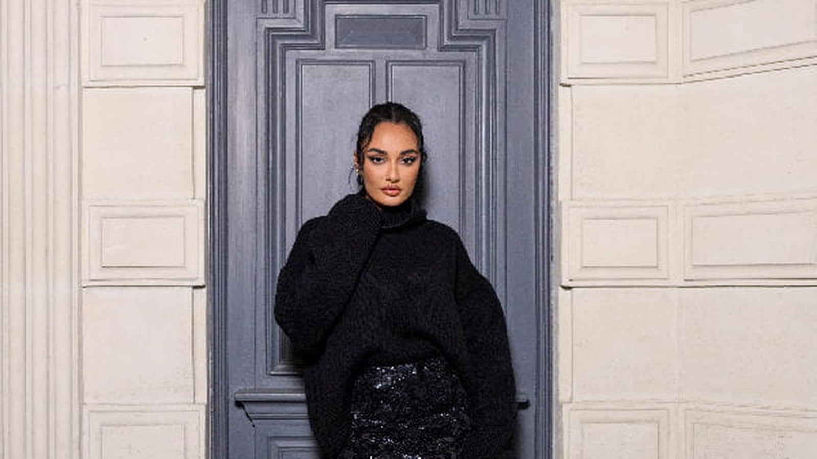 Amina Muaddi le 24 janvier 2024