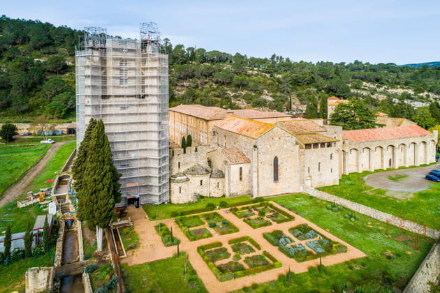 Les jardins de l'Abbaye Sainte-Marie de Lagrasse