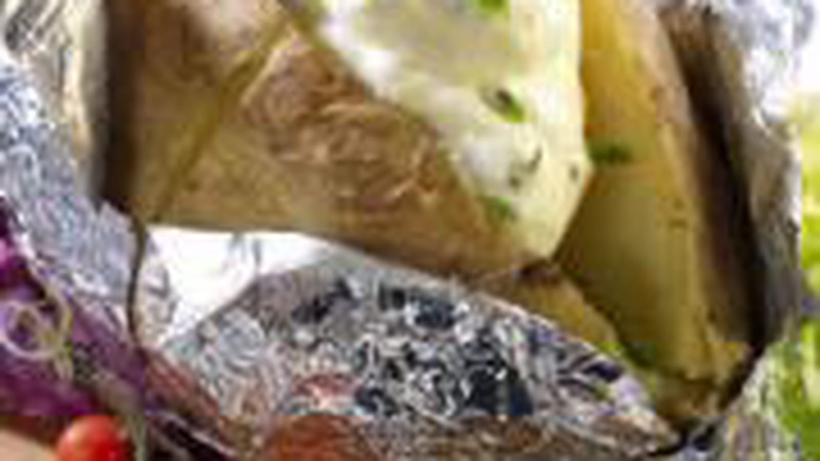 Pomme de terre fourrée au Kiri ®