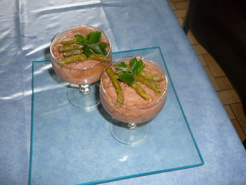 Mousse de thon aux asperges
