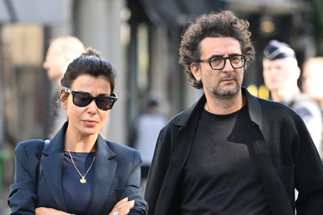 Reem Kherici aux obs&egrave;ques de Nicolas Altmayer, &agrave; Paris