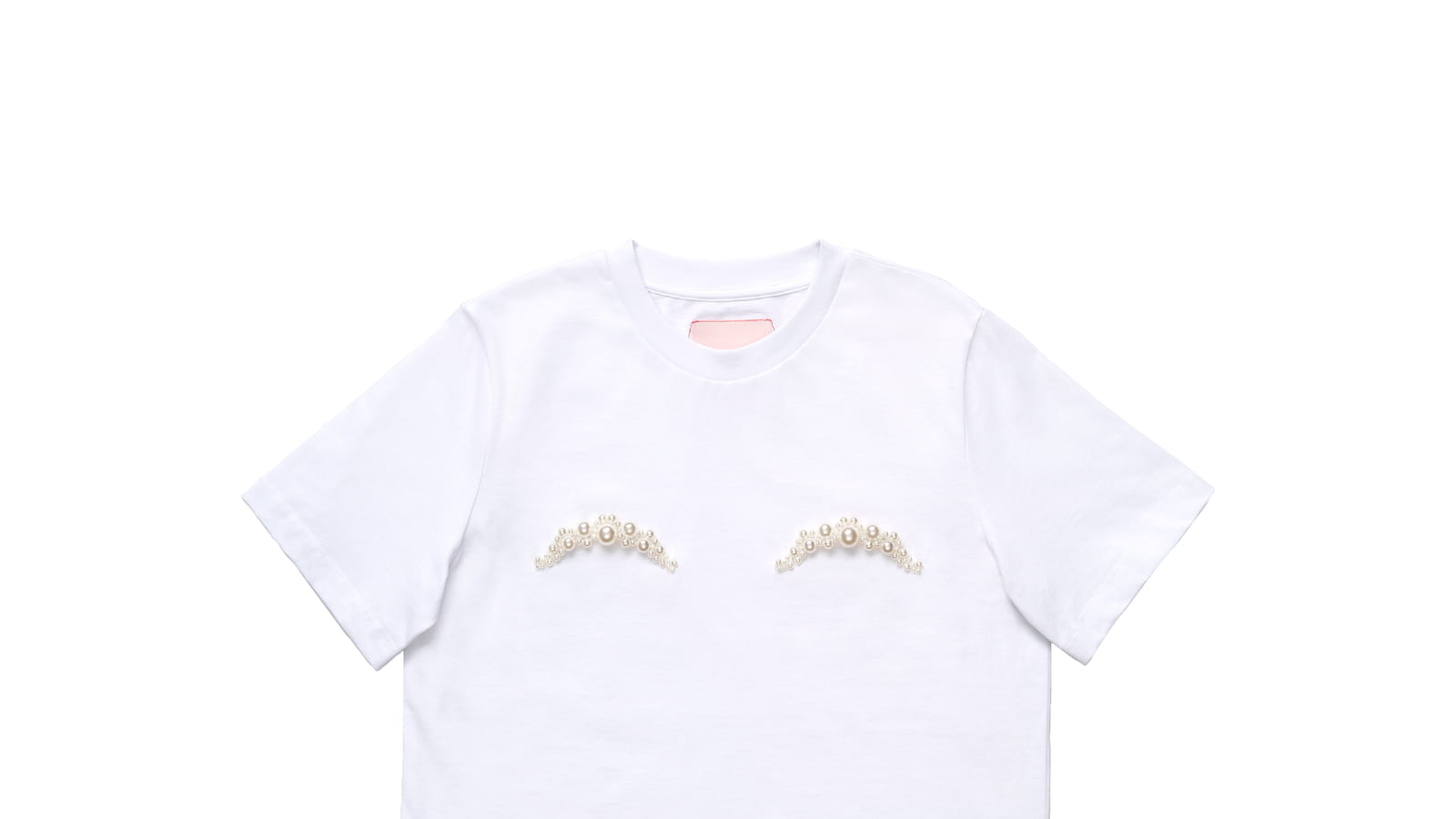 T-shirt à perles