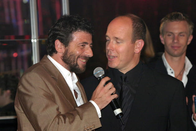 Patrick Bruel et Albert II chantent au Monaco World Music Awards 2003