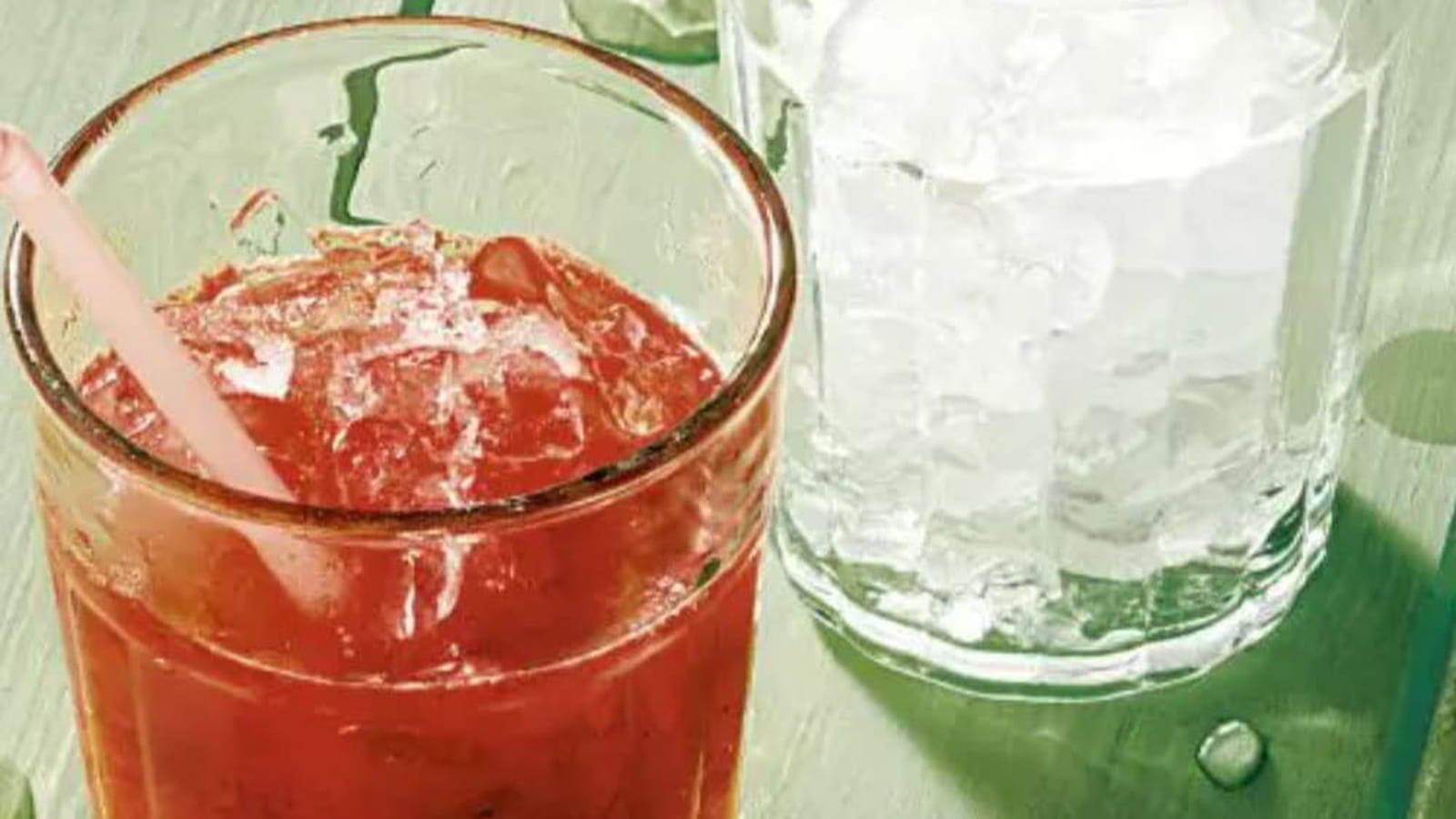 Jus de pastèque glacée