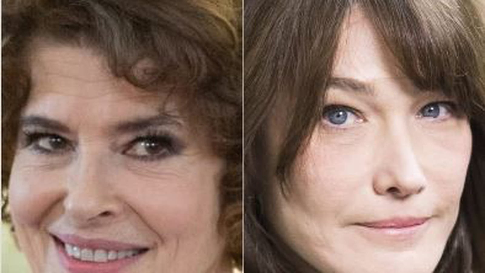 Fanny Ardant et Carla Bruni Sarkozy