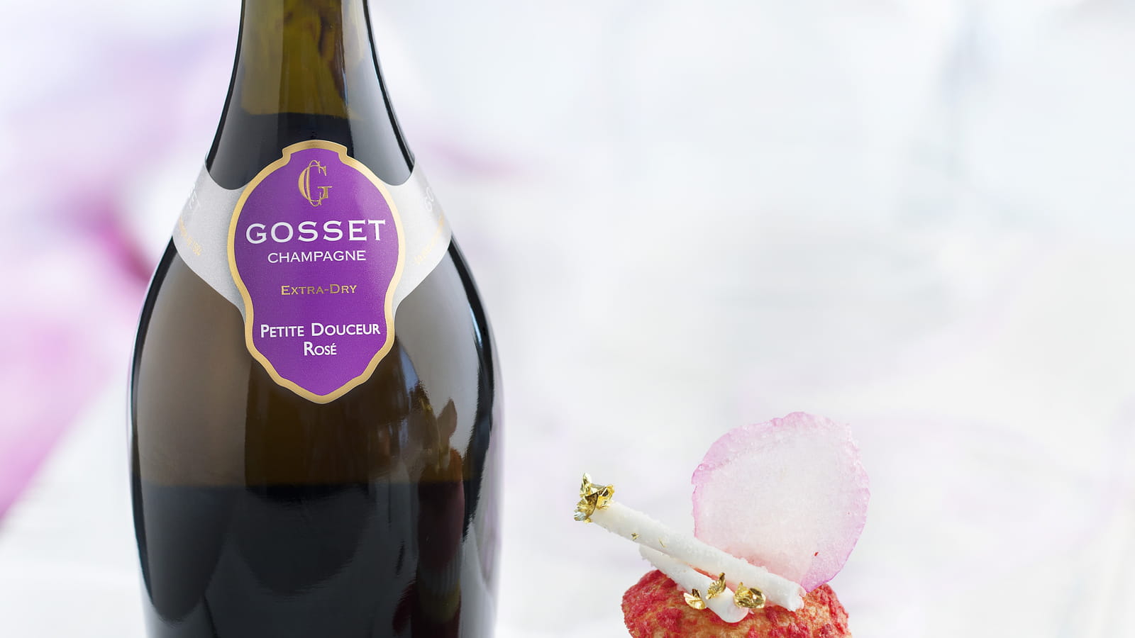 Duo Champagne-Profiterole de Champagne Gosset x Profiterole Chérie