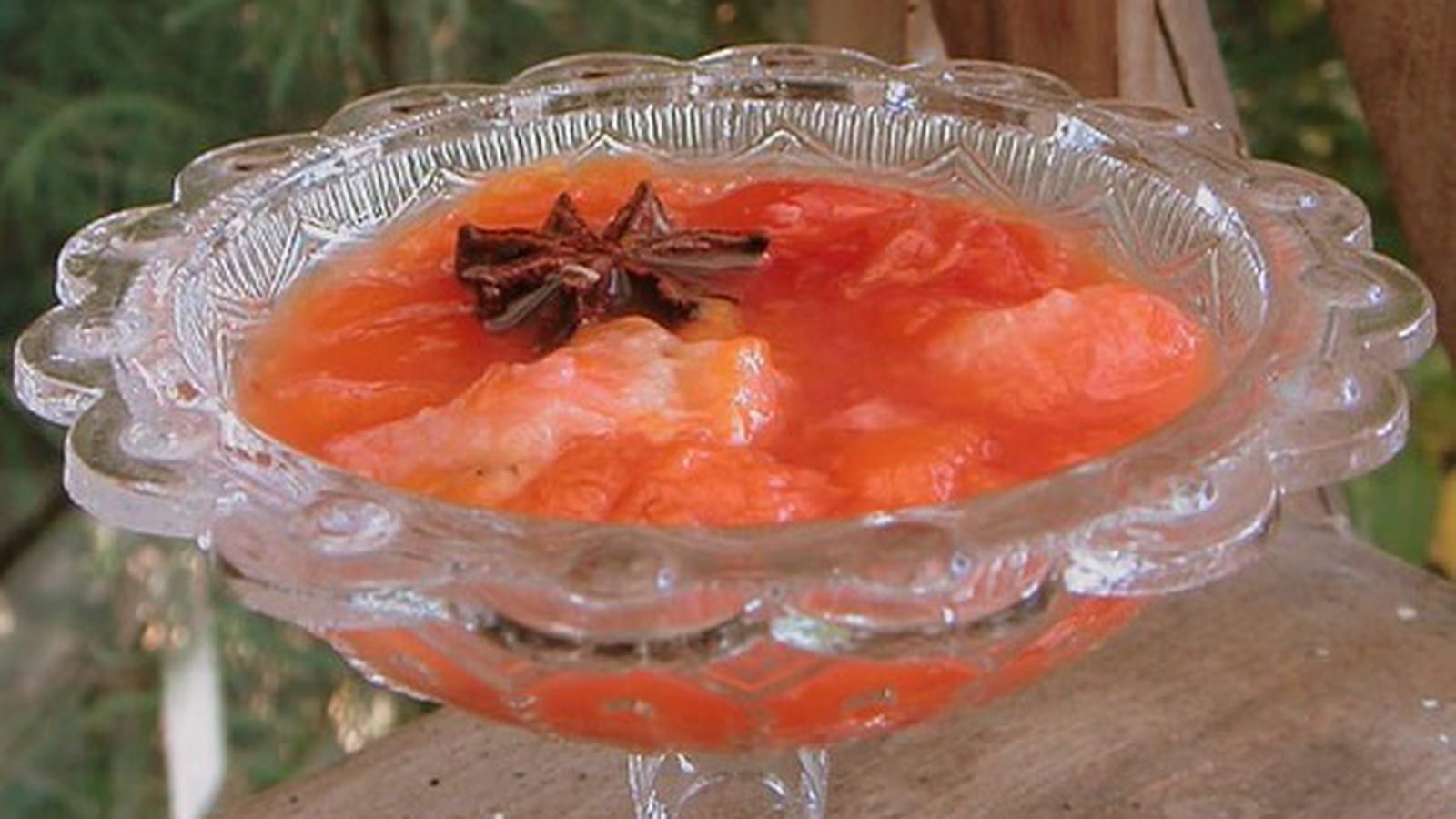 Compote de fin d'été à la badiane