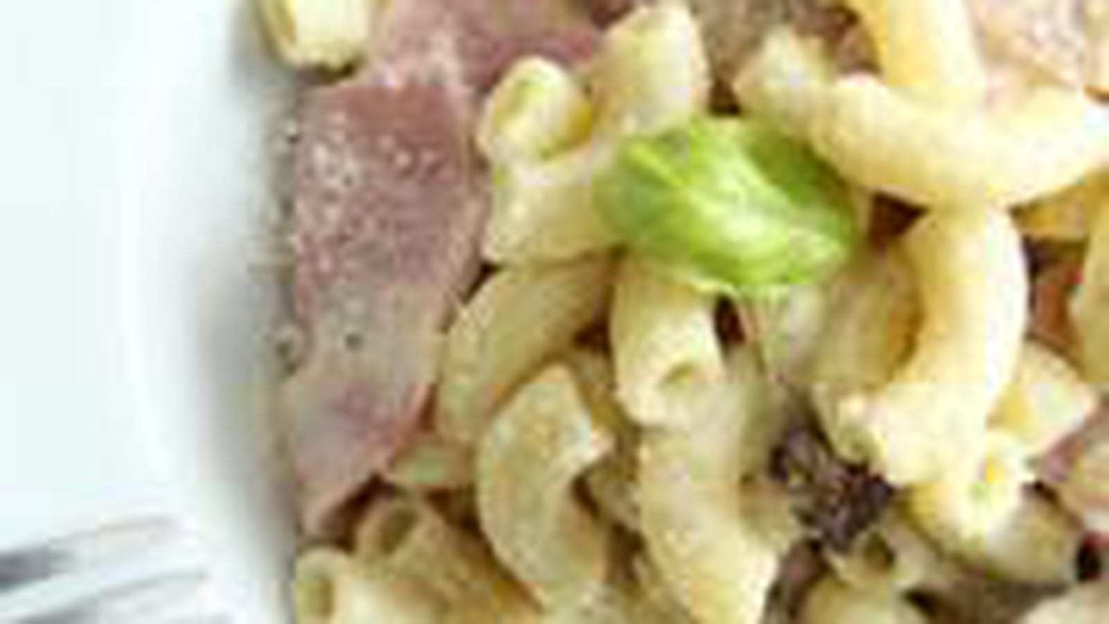Risotto de coquillettes au jambon