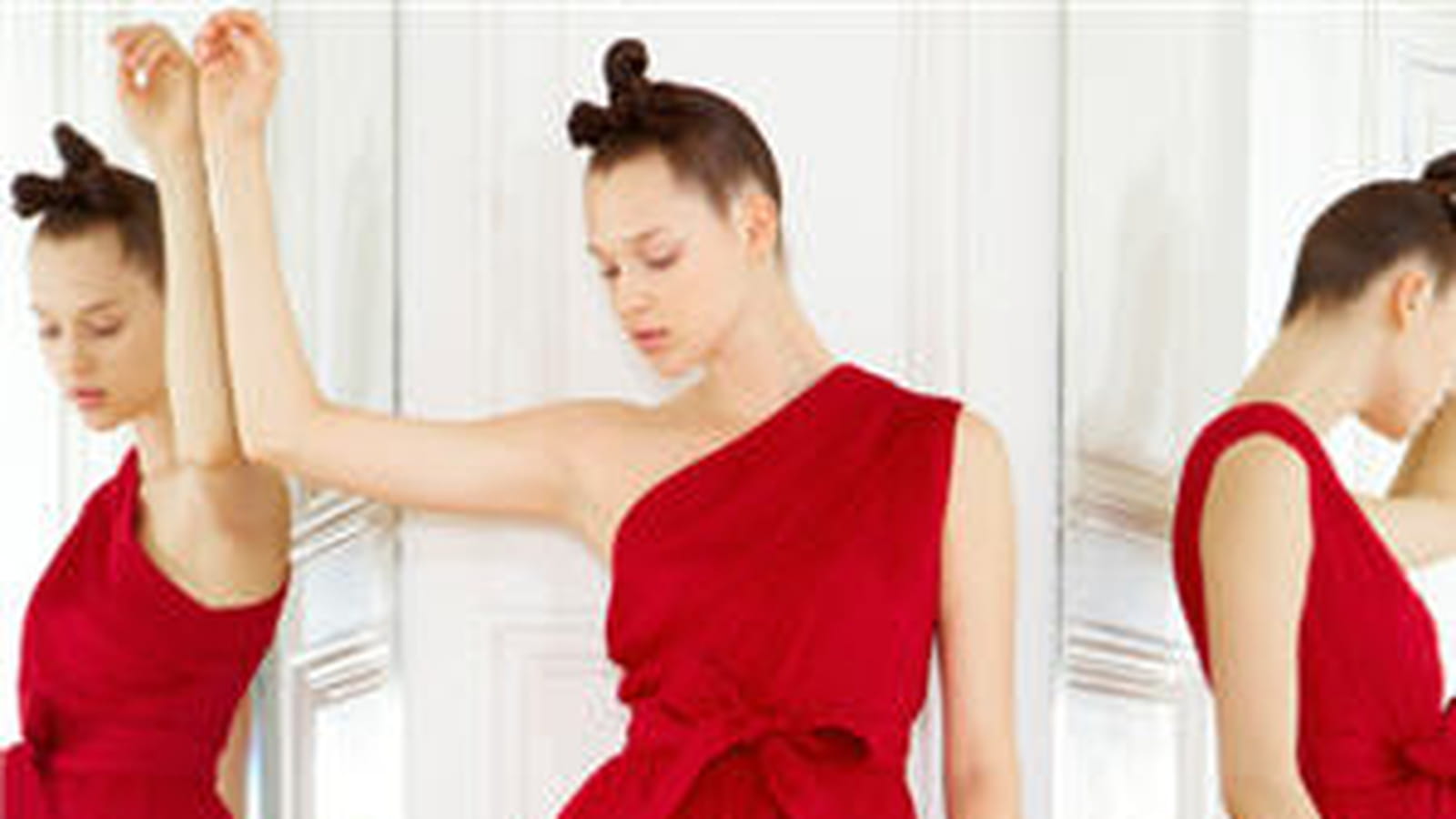La robe longue rouge de Giambattista Valli