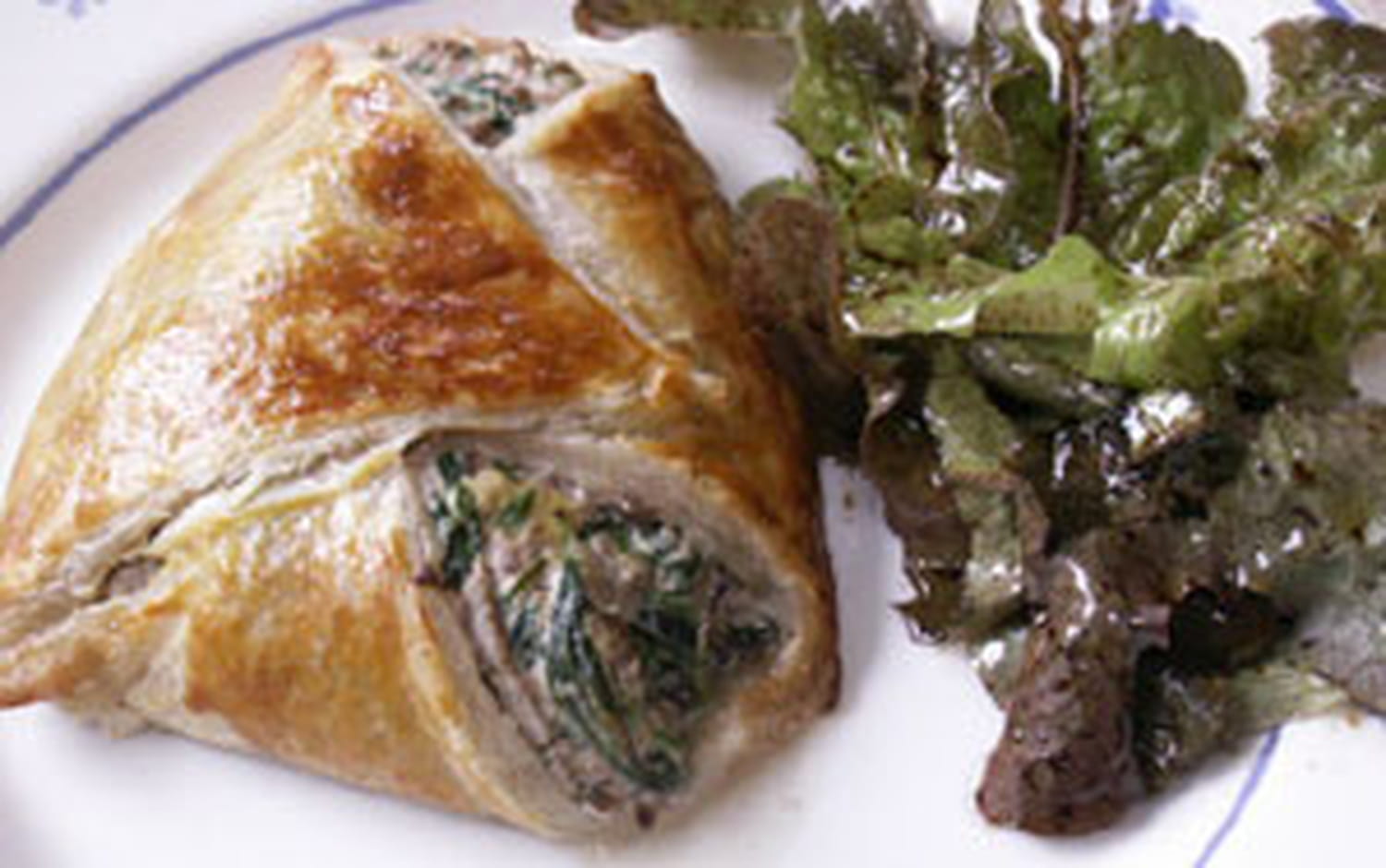 Recette de Chausson feuilleté épinards, ricotta, bœuf