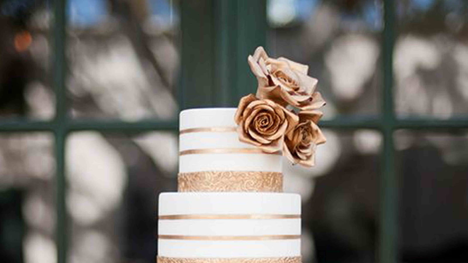 Wedding cake rayé