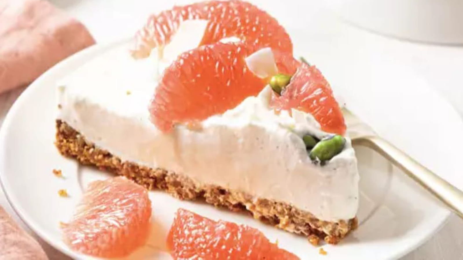 Cheesecake sans cuisson au Pamplemousse de Floride