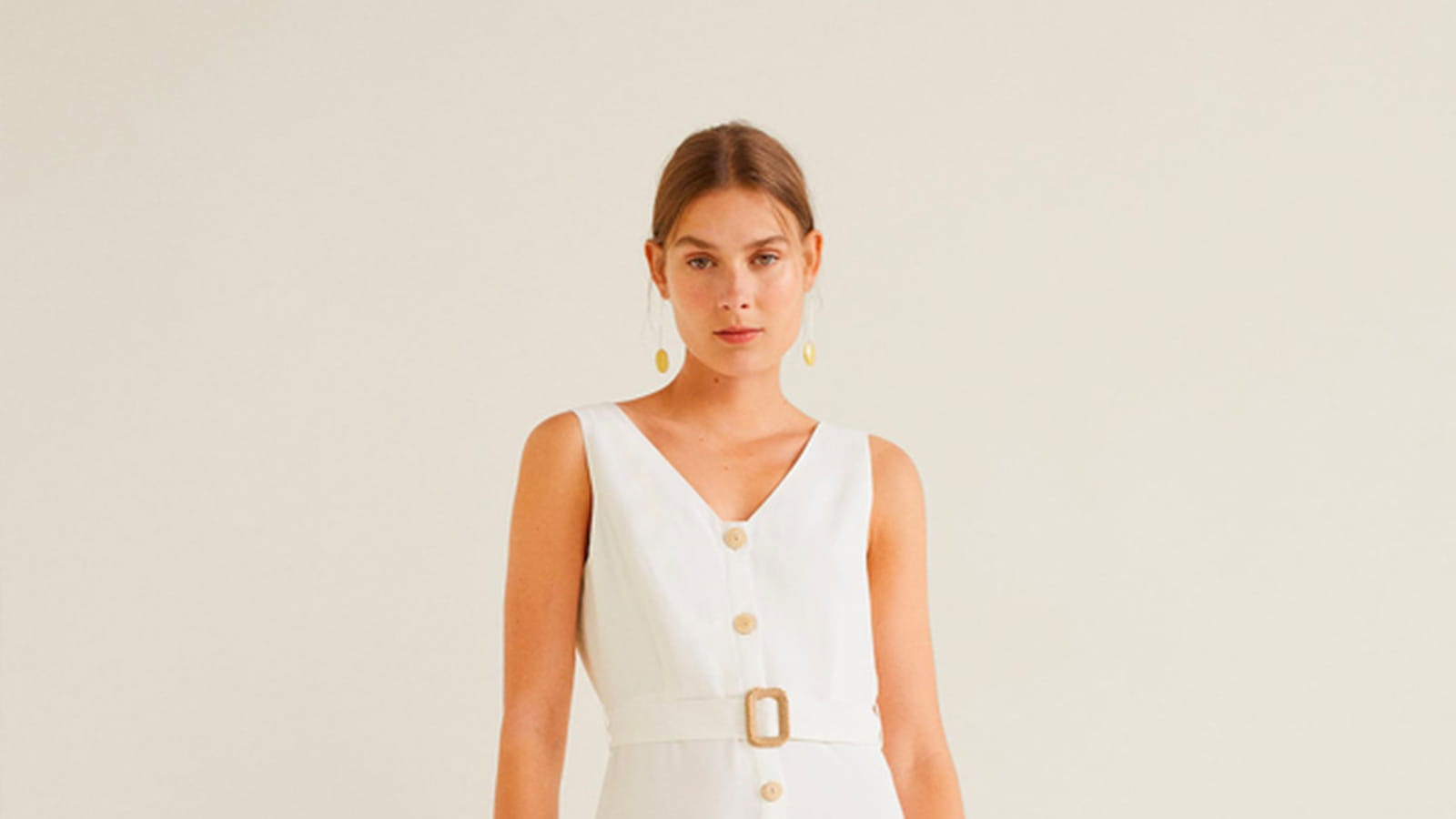 Robe blanche Mango 