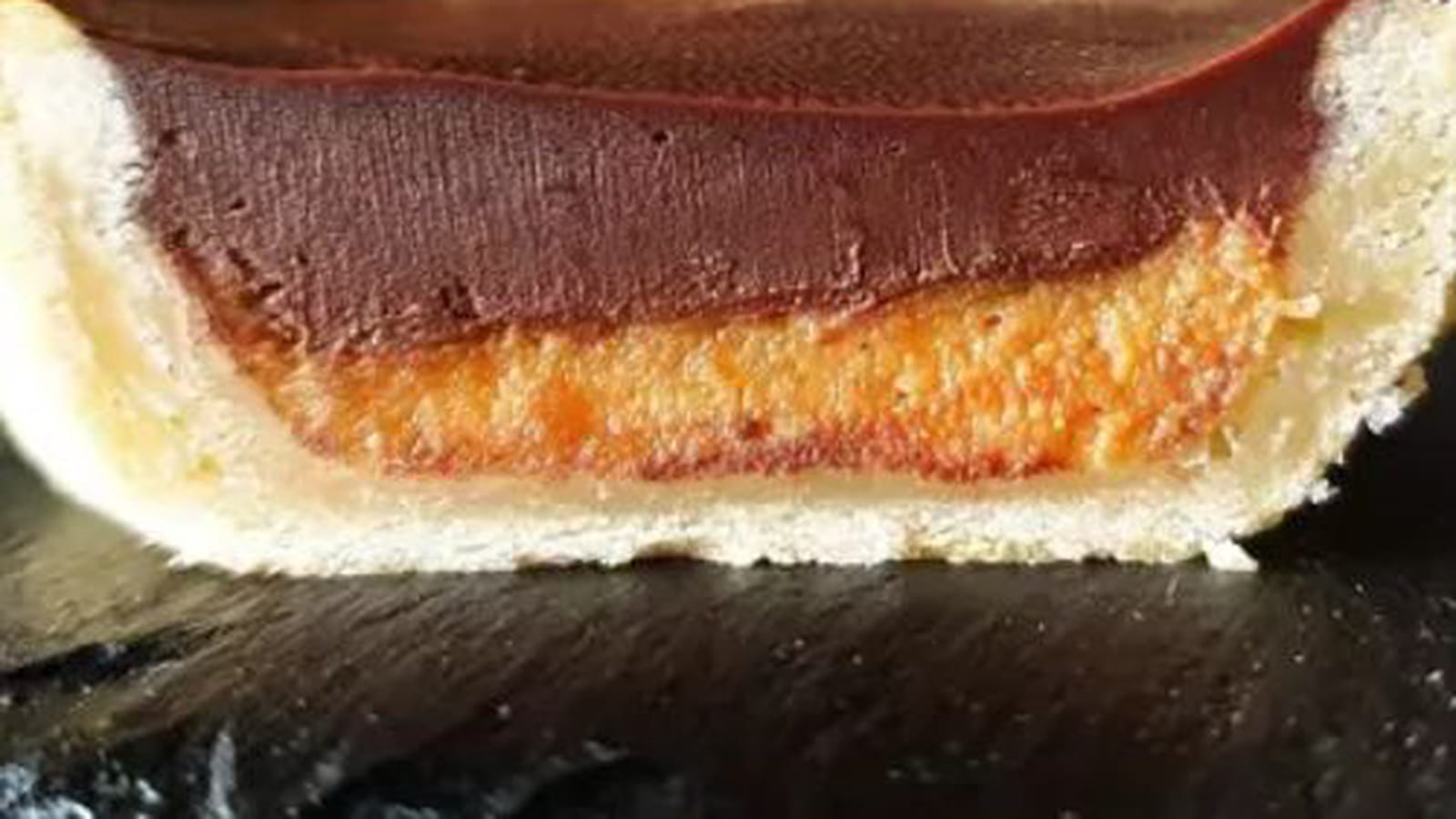 Tarte chocolat, patate douce et cacahuètes